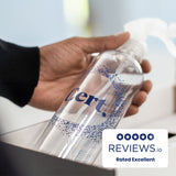 Complimentary Cert. refillable spray bottle