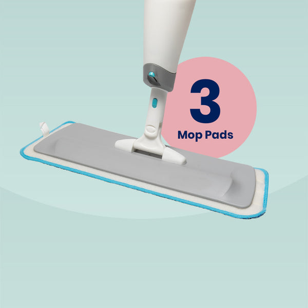 microfibre pads for cert. spray mop - for every hard floor